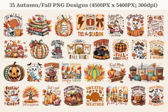 A Cozy Autumn Graphics Bundle for Editorial & Website Design