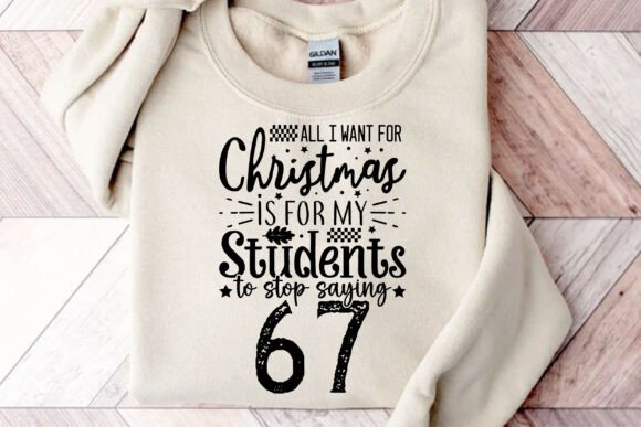 A Craft-Ready Teacher Christmas Graphic for T-Shirt Designs