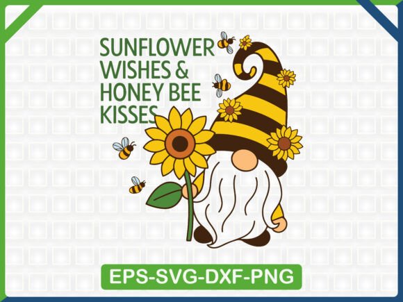 A Gnome’s Garden: Evaluating Sunflower Wishes for Graphics & T-Shirt Designs