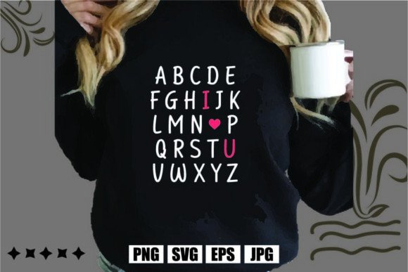 ABCDEFGHIGKLMNOPQRSTUVWXYZ Valentines T-Shirt Graphics