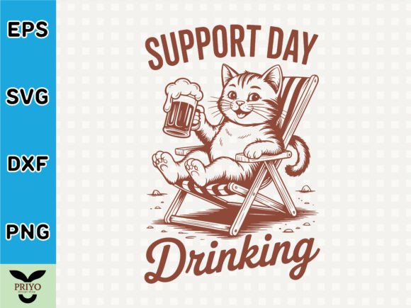 Evaluating a Support Day Drinking SVG for Business Branding