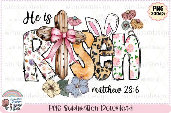 He Is Risen Easter Vibes Cross Flowers: A Designer Review