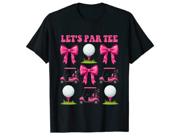 Let's Par Tee: A Pink Bow Golf Design Review
