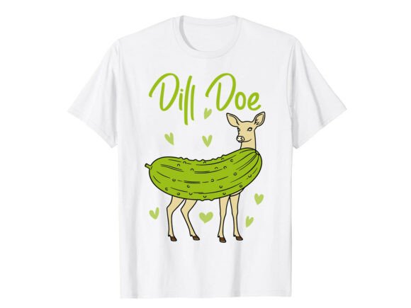 Reviewing the Dill Doe Pickle Deer T-Shirt Design for Marketing